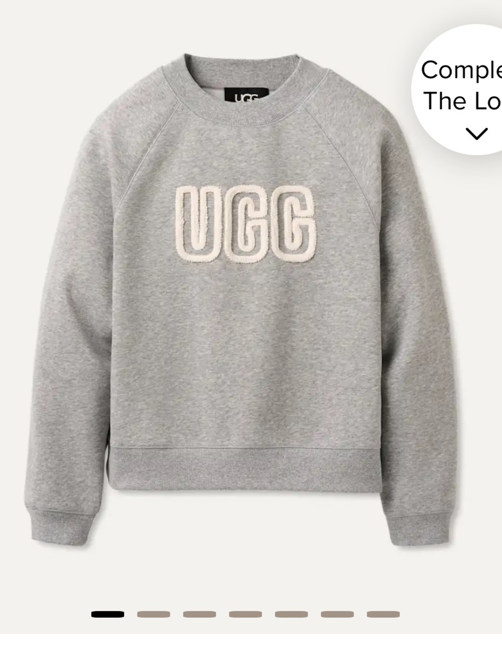 UGG Logo Crewneck Women’s Grey Medium